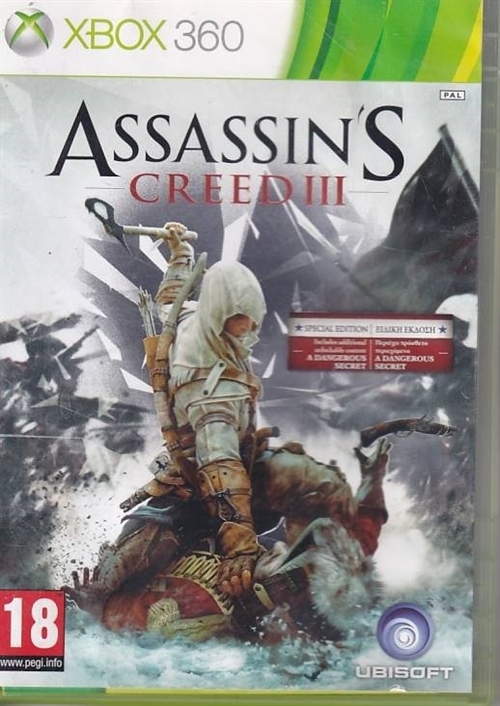 Assassins Creed III - Special Edition - XBOX 360 (B Grade) (Genbrug)